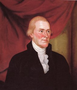 トーマス・ジェファーソン 作： Charles Peale Polk